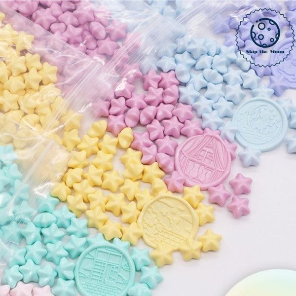Star-Shaped Sealing Wax Beads - 48 Colors
