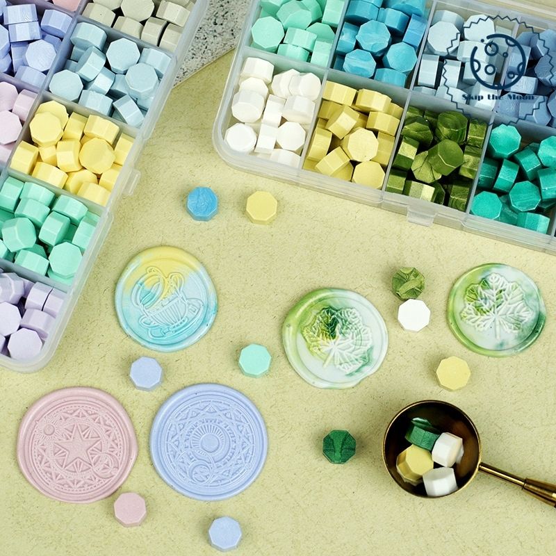 Glitter Sealing Wax Beads 12 Colors