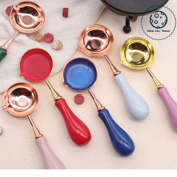 Adorable Macaroon Color Sealing Wax Melting Spoon -9 Colors