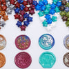 Star-Shaped Sealing Wax Beads - 48 Colors