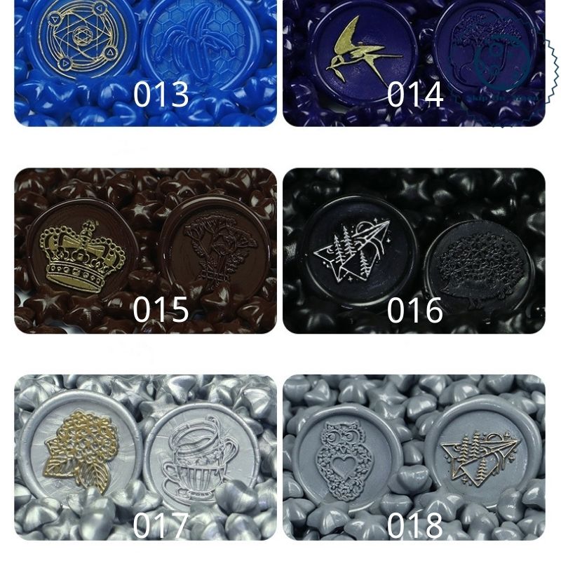 Star-Shaped Sealing Wax Beads - 48 Colors