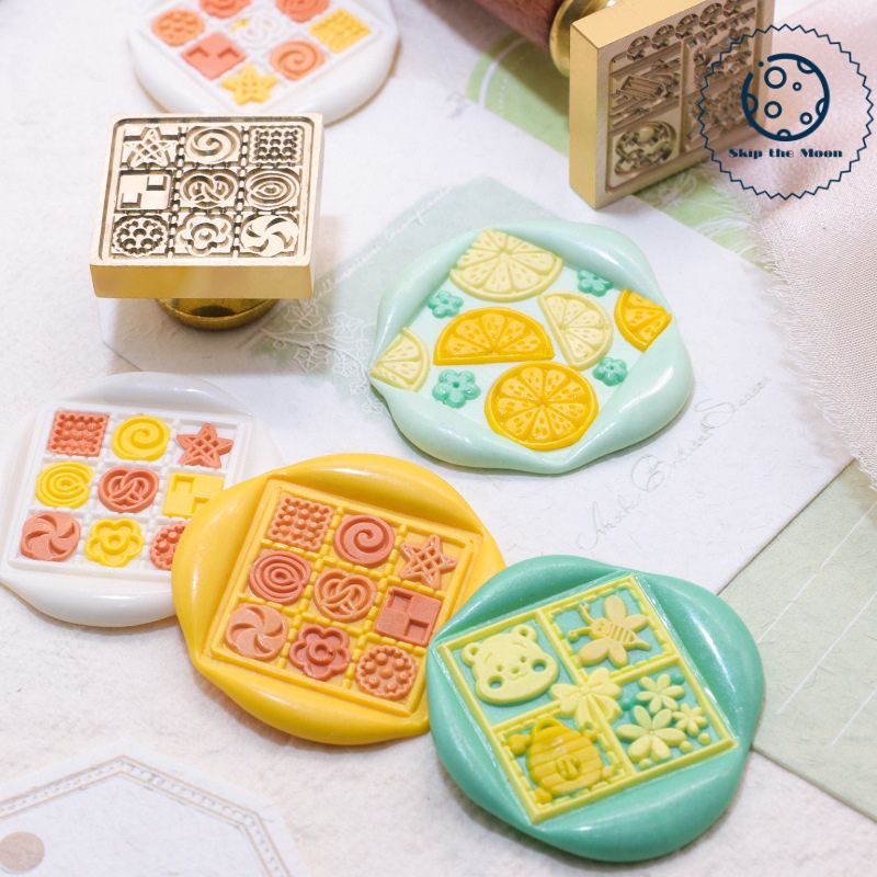 Various Square Shape Wax Seal Stamp