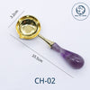 Gorgeous Quartz Sealing Wax Melting Spoon - 4 Colors