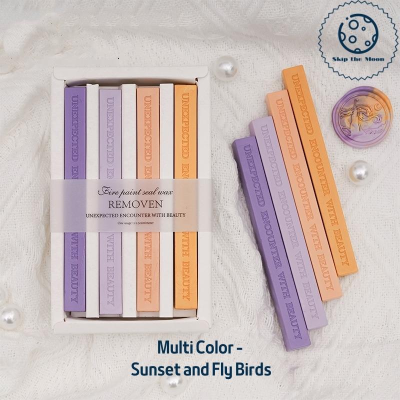 Matte Finish Sealing Wax Stick - SunSet and Fly Birds