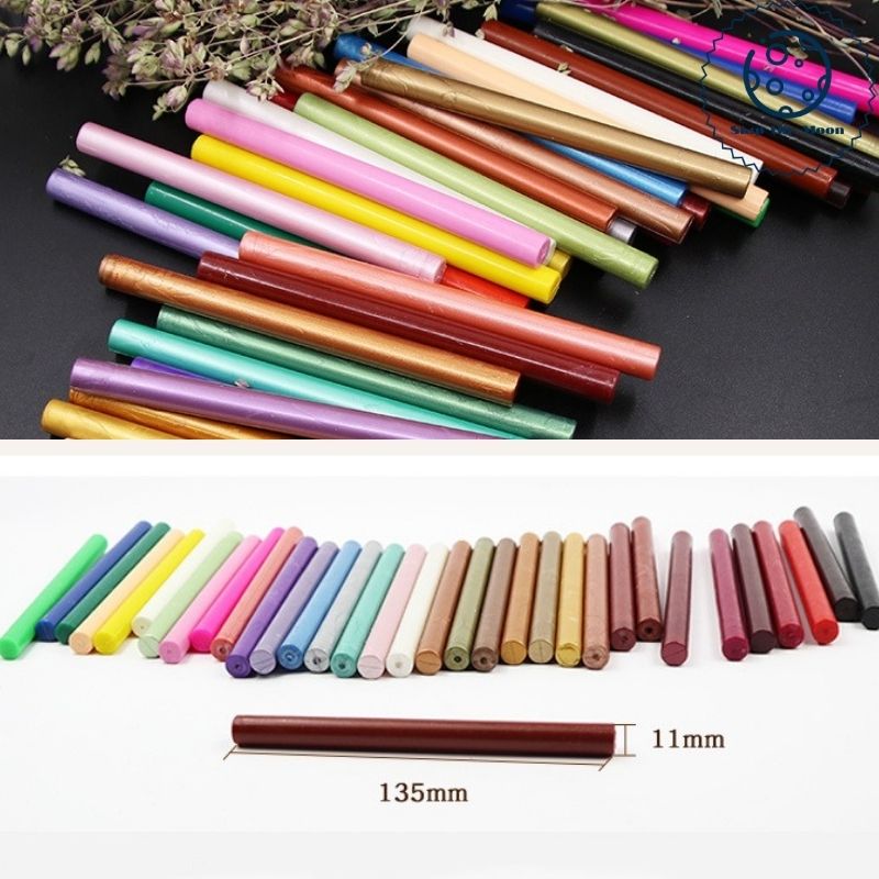 15 Pieces Glue Sealing Wax Sticks for Wax Seal Stamp(Gold), Size: 13