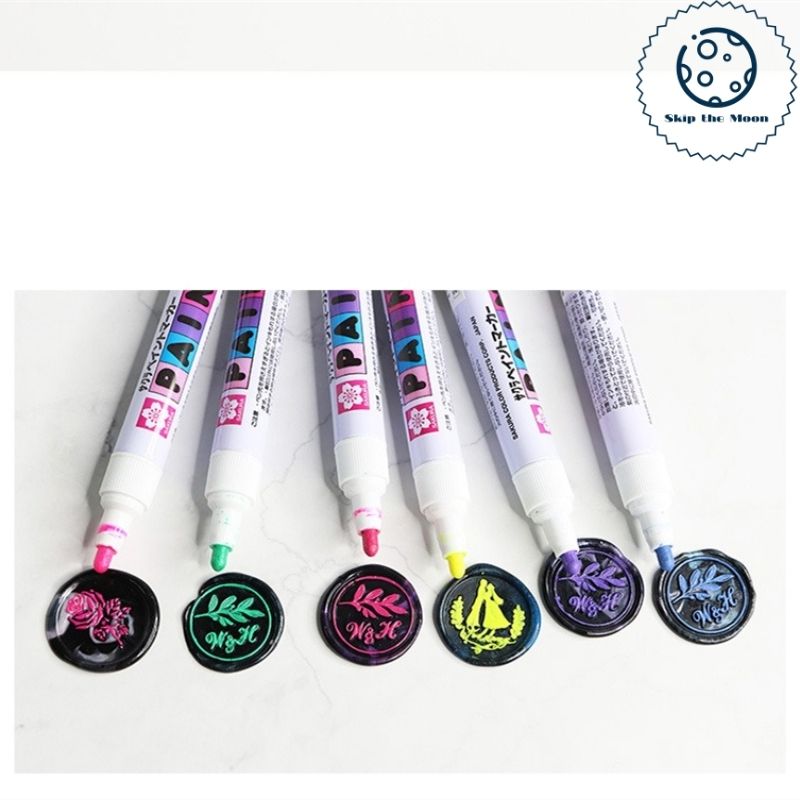 Sealing Wax Coloring Pen - 6 Colors